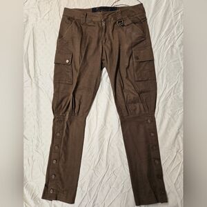 Men's Lip Service Steampunk Pirate Brown Cargo Pants 32